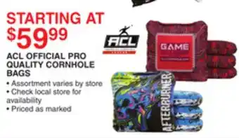 Dunham's Sports ACL OFFICIAL PRO QUALITY CORNHOLE BAGS offer