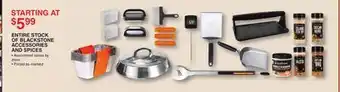 Dunham's Sports BLACKSTONE ACCESSORIES AND SPICES offer