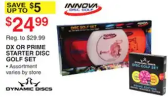 Dunham's Sports INNOVA DX OR PRIME STARTER DISC GOLF SET offer
