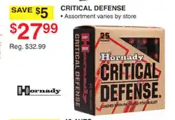 Dunham's Sports CRITICAL DEFENSE offer