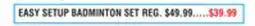 Dunham's Sports EASY SETUP BADMINTON SET offer