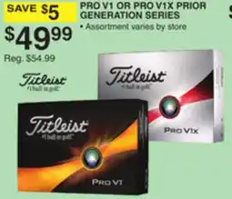 Dunham's Sports PRO V1 OR PRO V1X PRIOR GENERATION SERIES offer