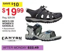 Dunham's Sports MEN'S OR WOMEN'S SANDALS offer