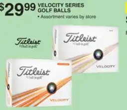 Dunham's Sports TITLEIST VELOCITY SERIES GOLF BALLS offer