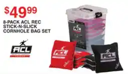 Dunham's Sports 8-PACK ACL REC STICK-N-SLICK CORNHOLE BAG SET offer