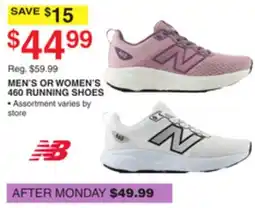 Dunham's Sports NEW BALANCE MEN'S OR WOMEN'S 460 RUNNING SHOES offer