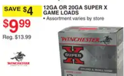 Dunham's Sports 12GA OR 20GA SUPER X GAME LOADS offer
