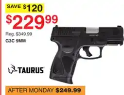 Dunham's Sports TAURUS G3C 9MM offer