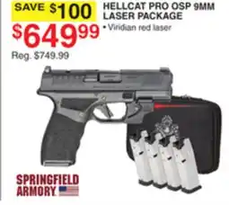 Dunham's Sports HELLCAT PRO OSP 9MM LASER PACKAGE offer