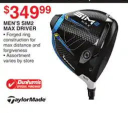Dunham's Sports MEN'S SIM2 MAX DRIVER offer