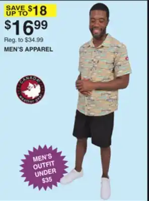 Dunham's Sports MEN'S APPAREL offer