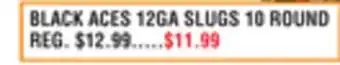 Dunham's Sports BLACK ACES 12GA SLUGS offer