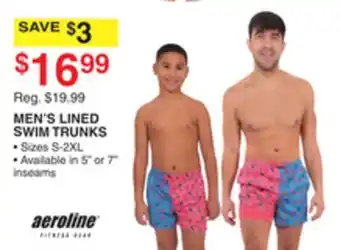Dunham's Sports AEROLINE MEN'S LINED SWIM TRUNKS offer
