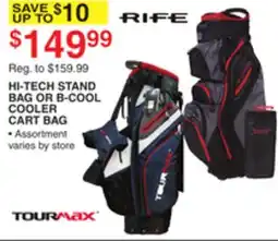 Dunham's Sports HI-TECH STAND BAG OR B-COOL COOLER CART BAG offer