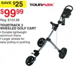 Dunham's Sports TOURMAX TOURTRACK 3 WHEELED GOLF CART offer