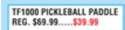 Dunham's Sports TF1000 PICKLEBALL PADDLE offer