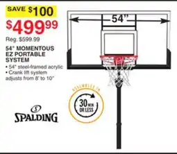 Dunham's Sports 54 MOMENTOUS EZ PORTABLE SYSTEM offer