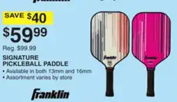 Dunham's Sports FRANKLIN SIGNATURE PICKLEBALL PADDLE offer