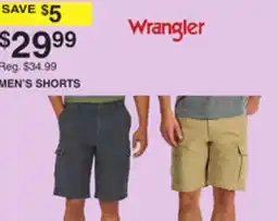 Dunham's Sports WRANGLER MEN'S SHORTS offer