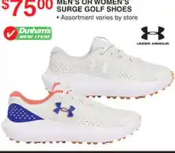 Dunham's Sports UNDER ARMOUR MEN'S OR WOMEN'S SURGE GOLF SHOES offer