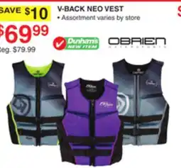 Dunham's Sports OBRIEN V-BACK NEO VEST offer