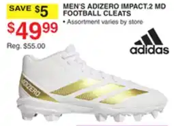 Dunham's Sports ADIDAS MEN'S ADIZERO IMPACT 2 MD FOOTBALL CLEATS offer