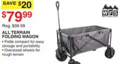 Dunham's Sports WFS ALL TERRAIN FOLDING WAGON offer