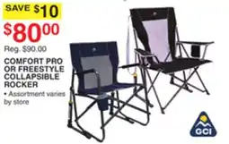 Dunham's Sports COMFORT PRO OR FREESTYLE COLLAPSIBLE ROCKER offer