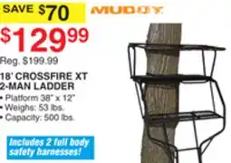 Dunham's Sports 18' CROSSFIRE XT 2-MAN LADDER offer