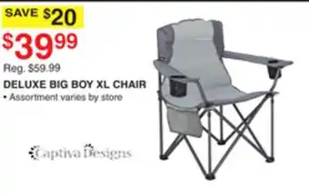 Dunham's Sports DELUXE BIG BOY XL CHAIR offer