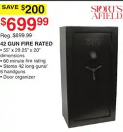 Dunham's Sports SPORTS AFIELD 42 GUN FIRE RATED offer