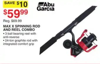 Dunham's Sports MAX X SPINNING ROD AND REEL COMBO offer
