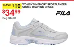 Dunham's Sports FILA WOMEN'S MEMORY SPORTLANDER CROSS TRAINING SHOES offer