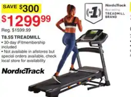 Dunham's Sports NORDICTRACK T8.5S TREADMILL offer