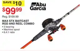 Dunham's Sports ABU GARCIA MAX STX BAITCAST ROD AND REEL COMBO offer
