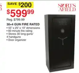Dunham's Sports 30+4 GUN FIRE RATED offer