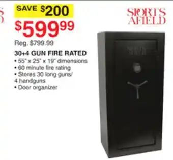 Dunham's Sports 30+4 GUN FIRE RATED offer