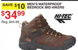 Dunham's Sports HI-TEC MEN'S WATERPROOF BEDROCK MID HIKERS offer