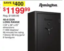 Dunham's Sports REMINGTON 48+8 GUN LONG RANGE offer