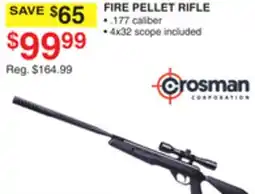 Dunham's Sports FIRE PELLET RIFLE offer