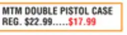 Dunham's Sports MTM DOUBLE PISTOL CASE offer