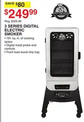 Dunham's Sports PITBOSS 3 SERIES DIGITAL ELECTRIC SMOKER offer