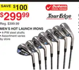 Dunham's Sports TOUR EDGE MEN'S HOT LAUNCH IRONS offer
