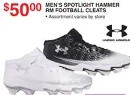 Dunham's Sports UNDER ARMOUR MEN'S SPOTLIGHT HAMMER RM FOOTBALL CLEATS offer