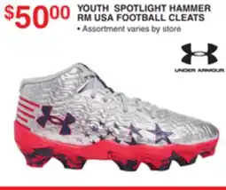 Dunham's Sports UNDER ARMOUR HAMMER RM USA FOOTBALL CLEATS offer