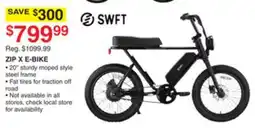 Dunham's Sports SWFT ZIP X E-BIKE offer