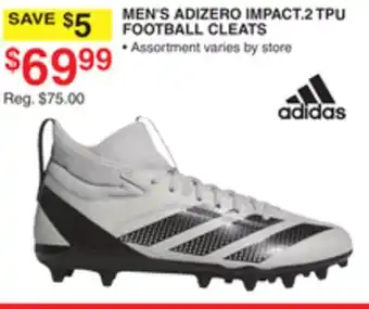 Dunham's Sports MEN'S ADIZERO IMPACT .2 TPU FOOTBALL CLEATS offer