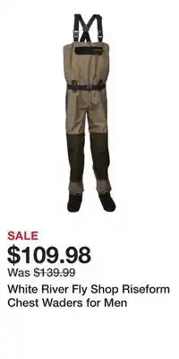 Cabela's White River Fly Shop Riseform Chest Waders for Men offer