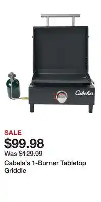Cabela's Cabela's 1-Burner Tabletop Griddle offer
