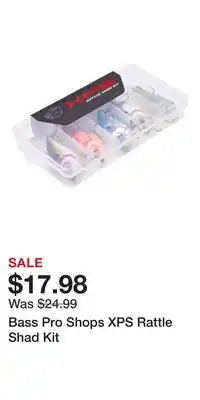 Cabela's Bass Pro Shops XPS Rattle Shad Kit offer